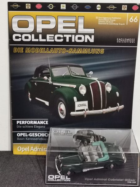 OPEL ADMIRAL CABRIOLET GLASER 1938-1939