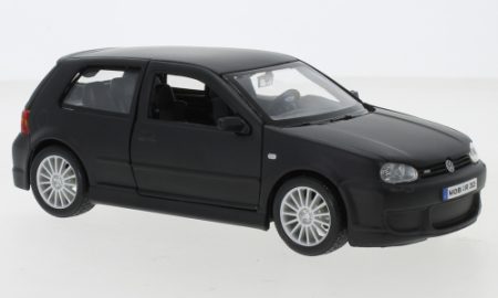 VW Golf 4 Coupe (R32) Negru Matt 2006 scala 1/24