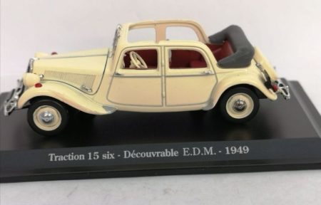 CITROEN TRACTION 15 SIX - DECOUVRABLE  E.D.M. - 1949
