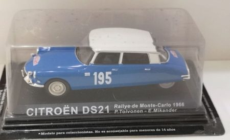 Citroen Ds 21 Rallye De Monte Carlo 1966 P. Toivonen - E. Mikander