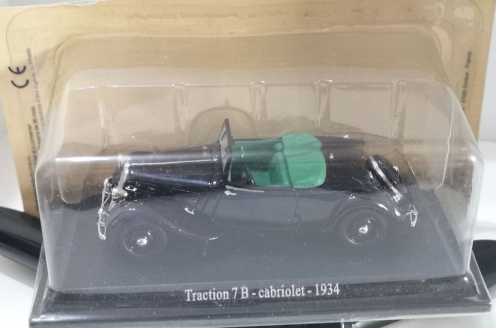 CITROEN TRACTION 7B CABRIOLET 1934 NEGRU
