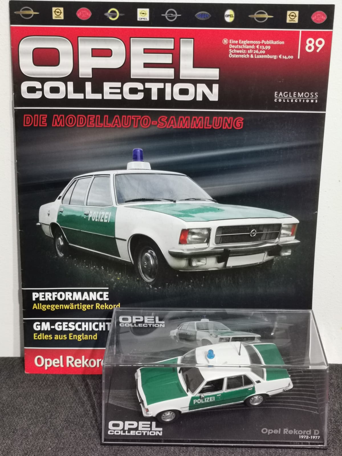 OPEL REKORD D POLIZEI 1972