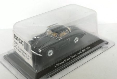 Renault 4cv Coach Vernet-pairard Type R 1062 - 1954 Negru