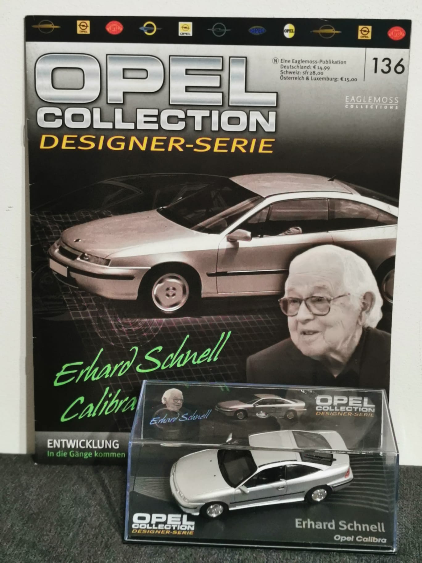 OPEL CALIBRA ERHARD SCHNELL DESIGNER SERIE
