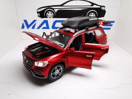 Mercedes GLS (x167) 2019 visiniu cu led-uri, sunete si cutie portbagaj (replica)