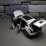 Cadillac XT5 white cu led-uri si sunete 1