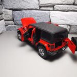 Jeep Wrangler Sahara Unlimited Red cu led-uri si sunete 1