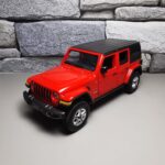 Jeep Wrangler Sahara Unlimited Red cu led-uri si sunete 1