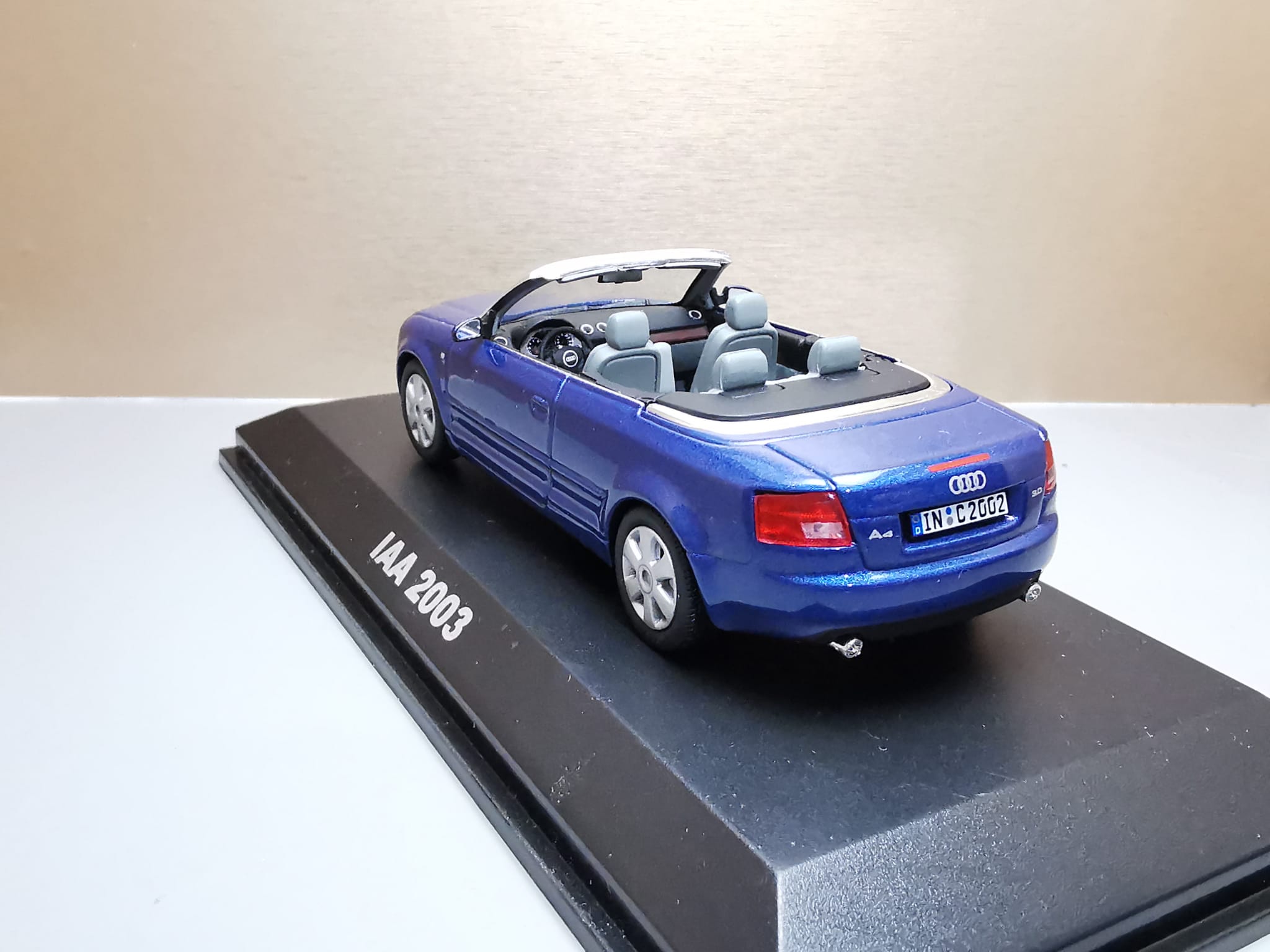 Audi A4 Cabriolet bluemarin 2003 - 2