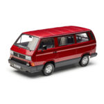 VW T3 Multivan Bus Samba 1985 Titan Red scala 1/18