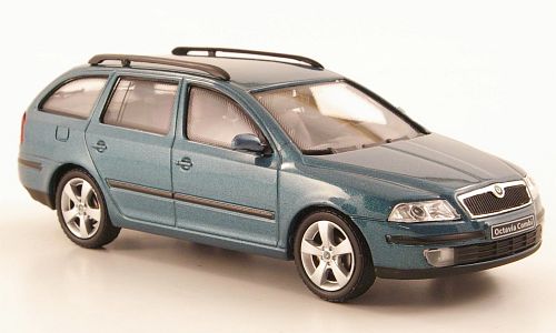 Skoda Octavia 2 Combi metallic green island 2004