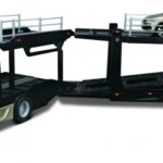 Tir Mercedes Benz Actros Trailer Multicar Carrier + VW Polo GTI 2016 Bburago