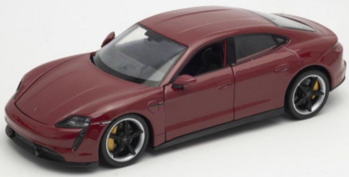 Porsche Taycan Turbo S red welly