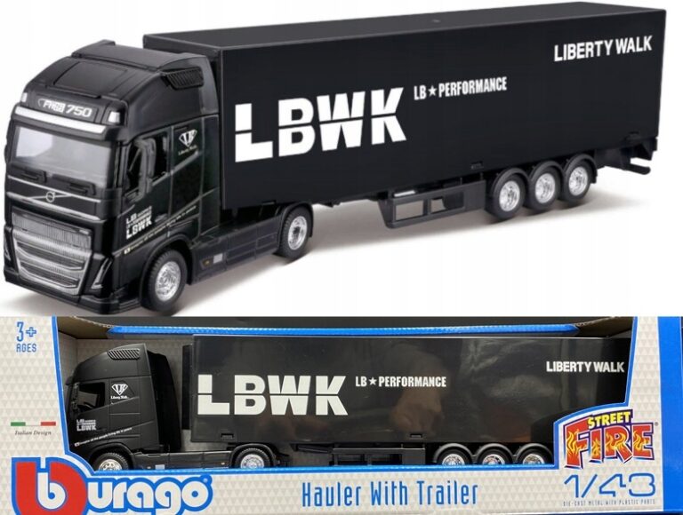 Macheta auto Tir Volvo FH16 Globetrotter 750 XXL LBWK Hauler & Trailer ...