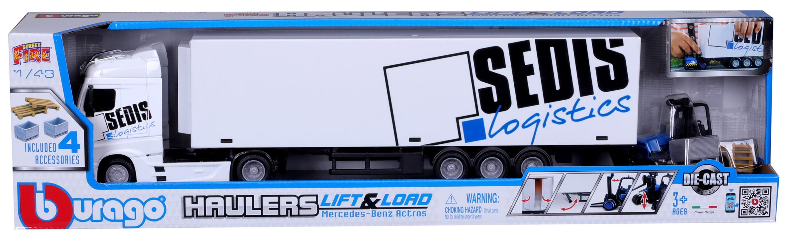 Mercedes Benz ACTROS HAULER - FIRE HAULERS WITH TRAILER + FORKLIFT 6