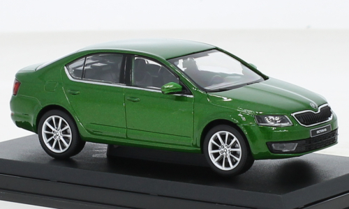 Skoda Octavia III, metallic-grün, 2012