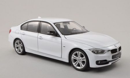 Bmw Seria 3 White (F30) 2012 scala 1/24