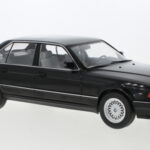 BMW 750i (E32), metallic-black, 7er 7 series, 1992