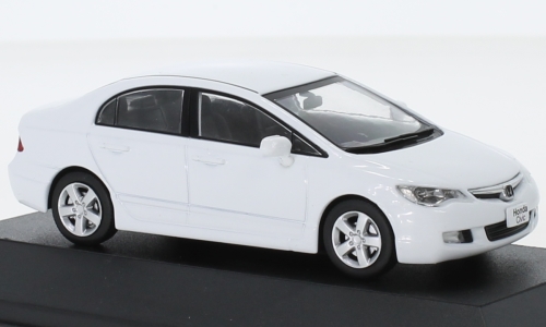 Honda Civic, white, RHD, 2006