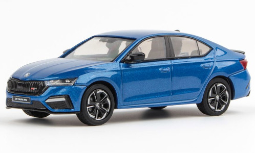 Skoda Octavia 4 RS Modra Race Blue