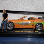Toyota Supra (1995) cu figurina Brian scala 1/18