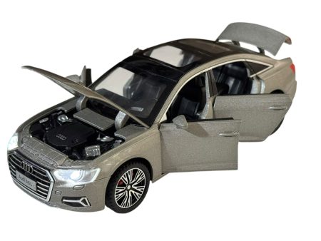 Audi A6 (C8) 2019 (Replica) Crem cu led-uri, sunete, suspensii scala 1/32