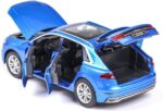 Audi Q8 Blue 2018 (replica) scala 1/32