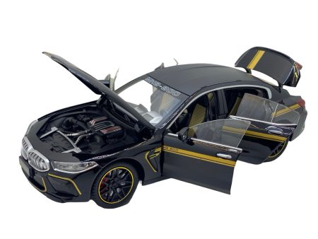 Bmw seria 8, M8 Coupe (F92) Black 2019 (Replica) scala 1/24