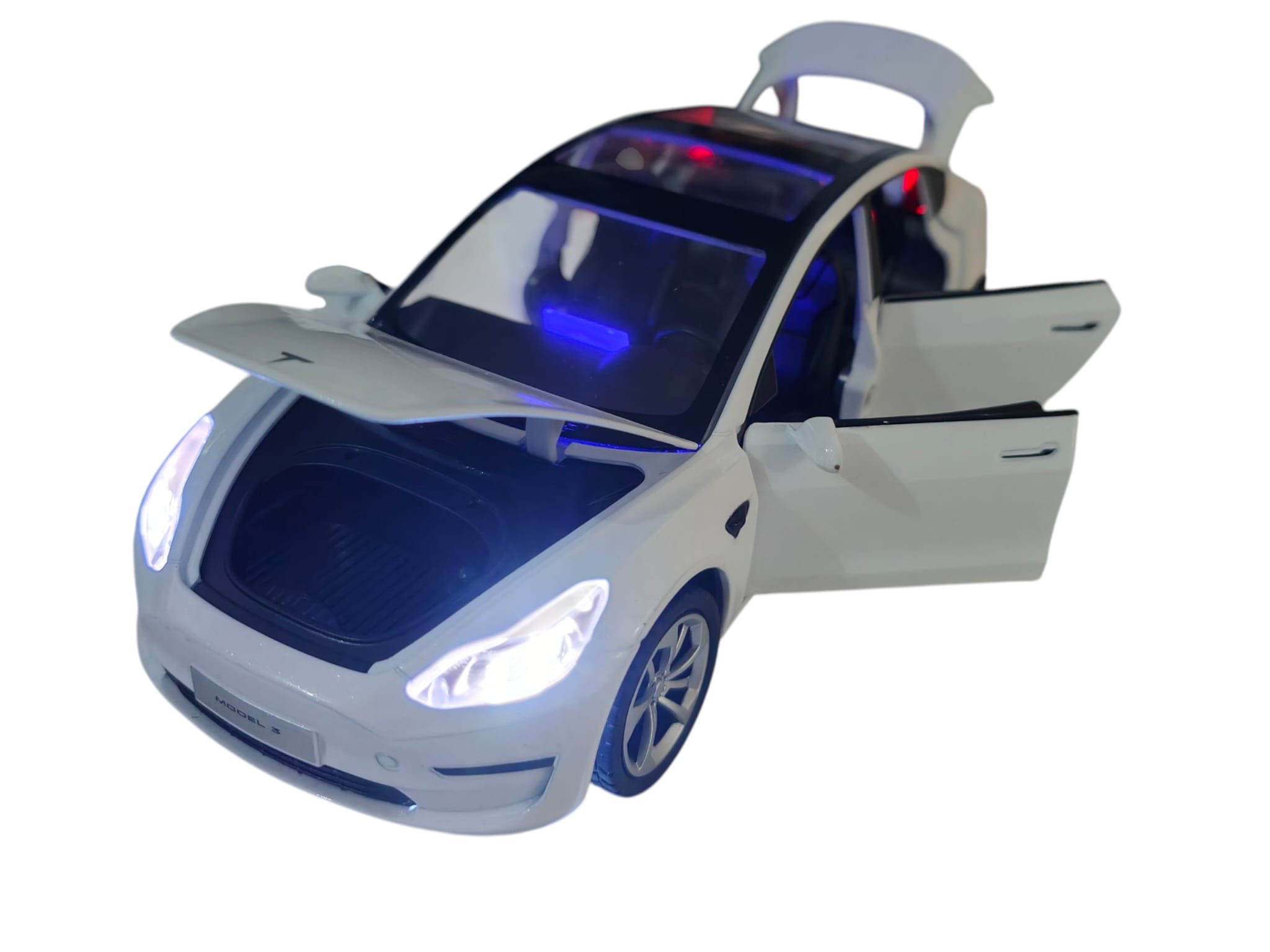 Tesla Model 3 White scala 1 24