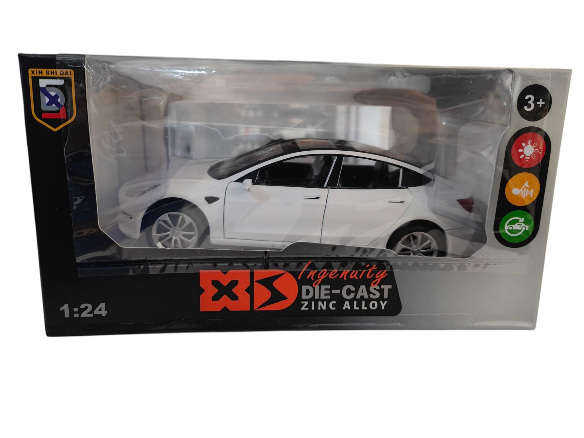 Tesla Model 3 White scala 1 24.........