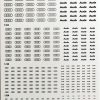 Decaluri, autocolante, stickere machete auto cu logo Audi (water slide) scala 1/64, 1/43, 1/24, 1/18