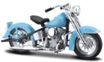 Harley Davidson 74FL Hydra Glide, light blue, 1953 scala 1/18