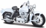 Harley Davidson K Model, white, 1952