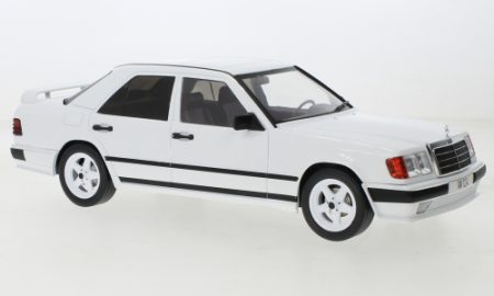 Mercedes W124 Tuning, white, 1986 scala 1/18
