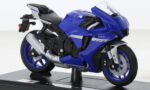 Yamaha YZF-R1, blue, 2021 scala 1/18