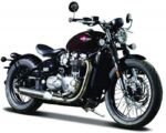 Triumph Bonneville Bobber Black/Red scala 1/18