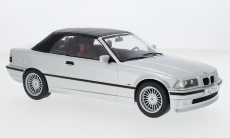 Macheta Auto Bmw seria 3 (E36) Alpina B3 Convertible 1997 Silver scala 1/18