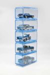 Vitrina Set de 5 cutii pentru depozitare masinute sau machete la scala 1/64 Blue