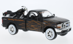 Macheta auto Ford F-350 Super Duty Pickup Harley Davidson + motocicleta scala 1/24
