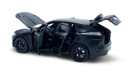 Macheta auto Jaguar F-Pace cu led-uri si sunete Black