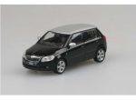 Macheta auto Skoda Fabia 2 Black cu plafon silver 2007