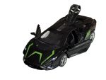 Lamborghini Sian Black (Replica) cu led-uri si sunete 15 cm lungime