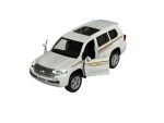 Toyota Land Cruiser (Replica) White cu led-uri si sunete