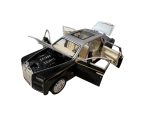 Rolls-Royce Phantom VIII Extended 2018 Bitone Black/Silver (replica) cu led-uri si sunete scala 1/32