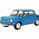 Skoda 1000 MB Blue 1964 scala 1/18