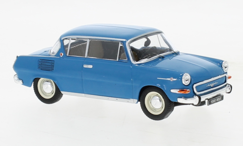 Skoda 1000 MBX Blue scala 1 43