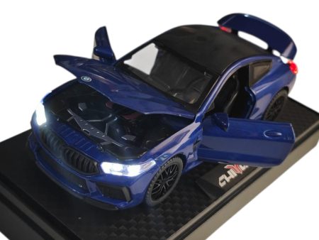Bmw seria 8, M8 Coupe (F92) Blue 2019 (Replica) cu led-uri si sunete scala 1/32