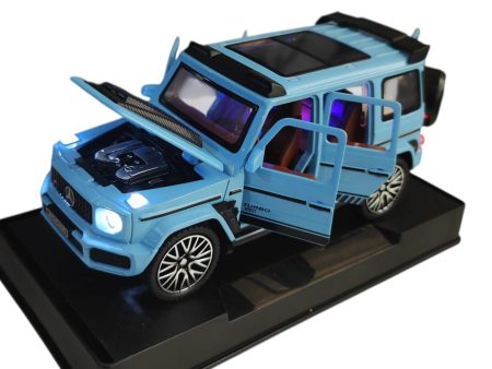 Mercedes Benz G klass Brabus (Replica) Blue cu led-uri si sunete scala 1/32