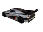 Koenigsegg Agera One of 1 Silver 2016 cu led-uri si sunete scala 1 32