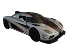 Koenigsegg Agera One of 1 Silver 2016 cu led-uri si sunete scala 1 32